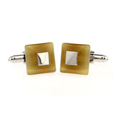 Cateye Glass Cufflinks