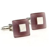 Cateye Glass Cufflinks
