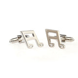 National Flag Music Plain Colour Metal Cufflinks