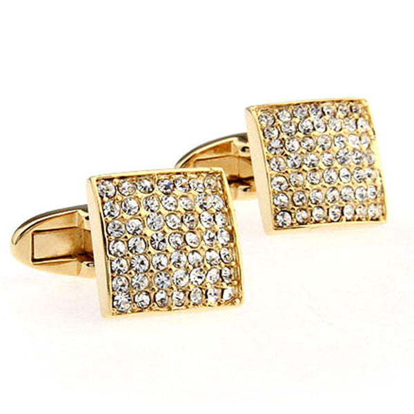 Crystal Zircon Cufflinks