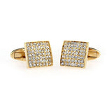 Crystal Zircon Cufflinks