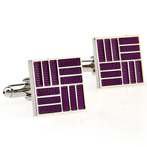 Enamel Dropping Glue Cufflinks