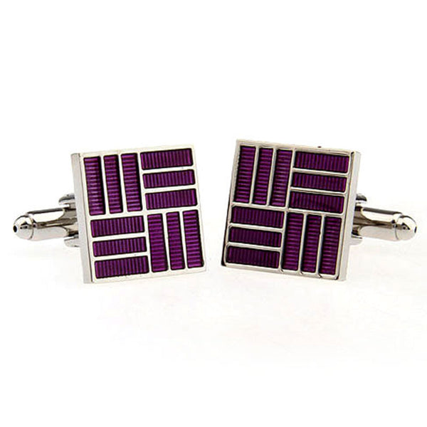 Enamel Dropping Glue Cufflinks