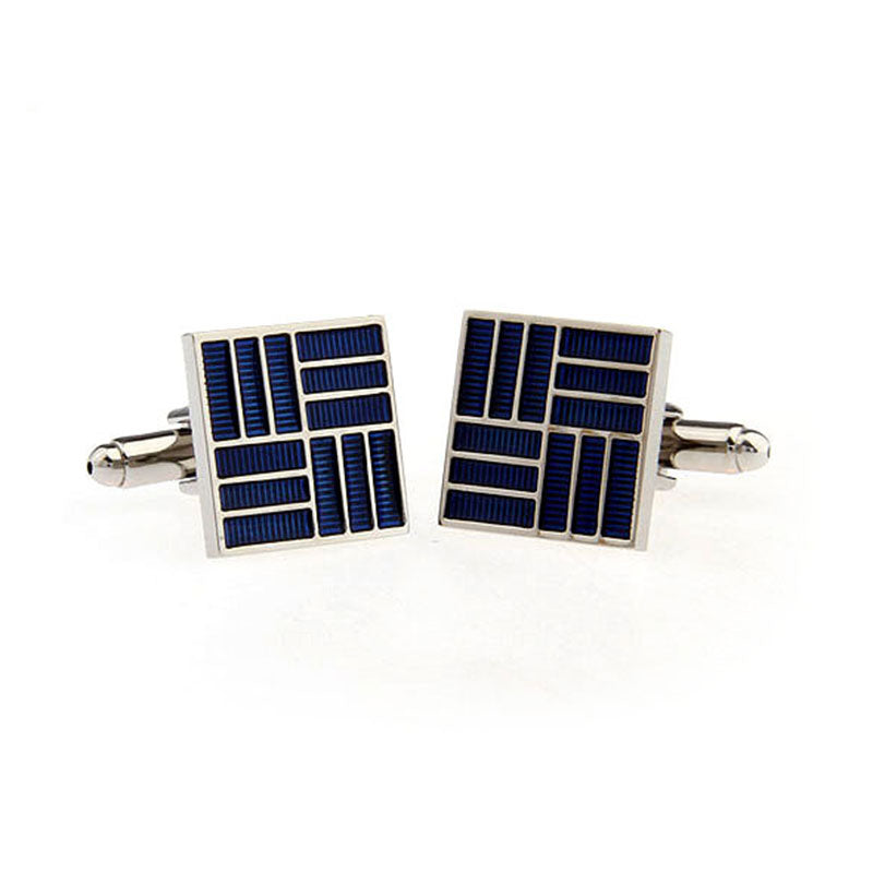 Enamel Dropping Glue Cufflinks