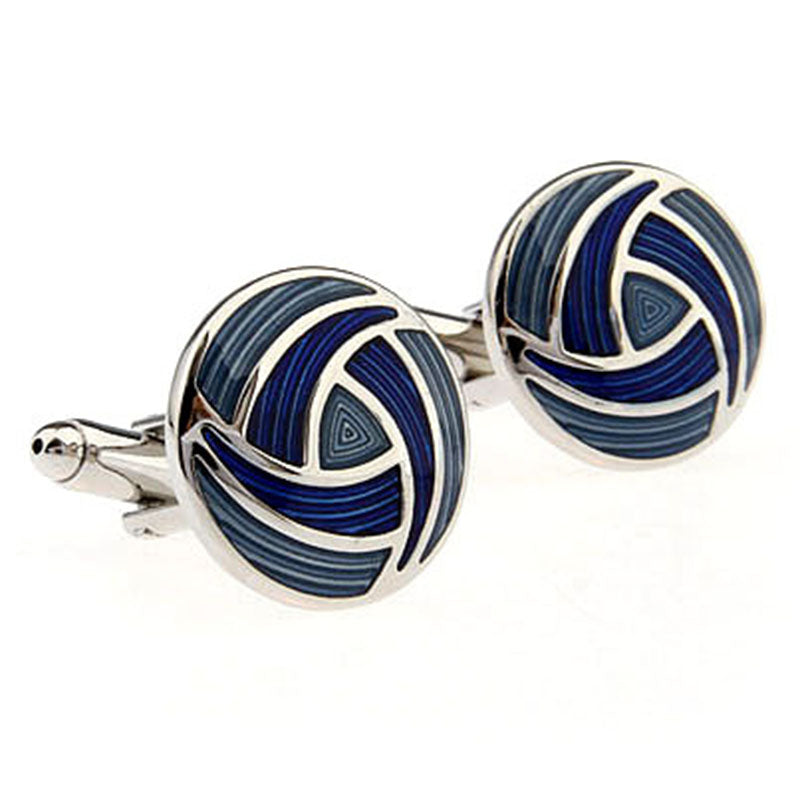 Enamel Dropping Glue Cufflinks