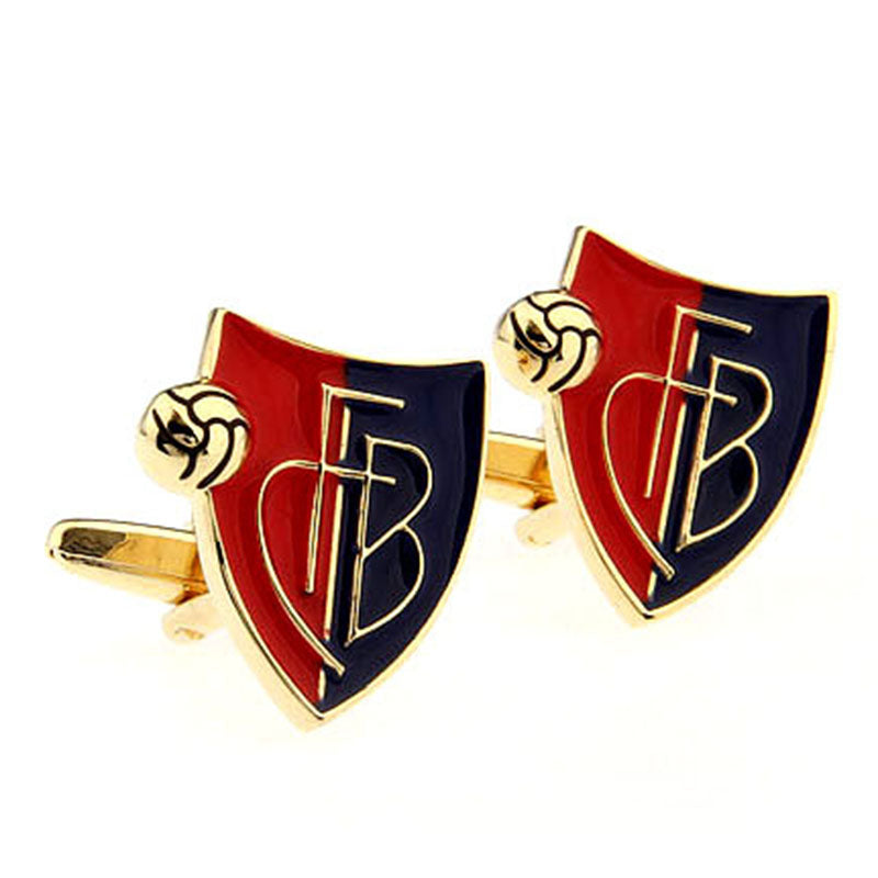 Enamel Dropping Glue Cufflinks