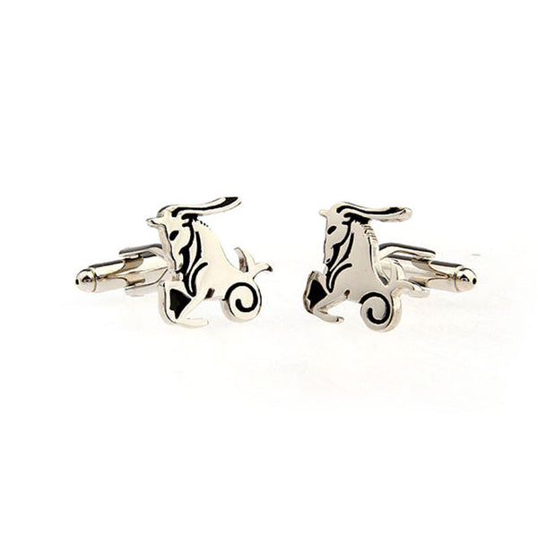 Zodiac Sign Constellation Enamel Dropping Glue Cufflinks