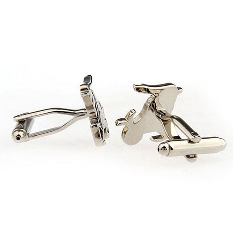 Zodiac Sign Constellation Enamel Dropping Glue Cufflinks