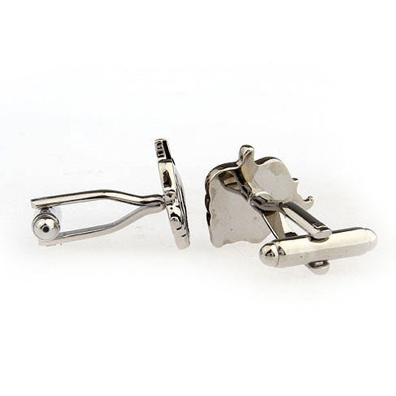 Zodiac Sign Constellation Enamel Dropping Glue Cufflinks