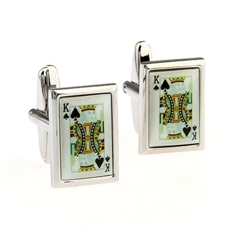 Enamel Dropping Glue Cufflinks