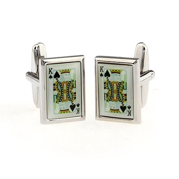 Enamel Dropping Glue Cufflinks