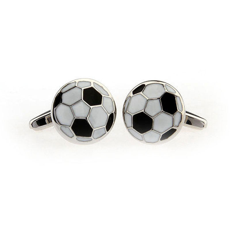 Sports Technology Enamel Dropping Glue Cufflinks