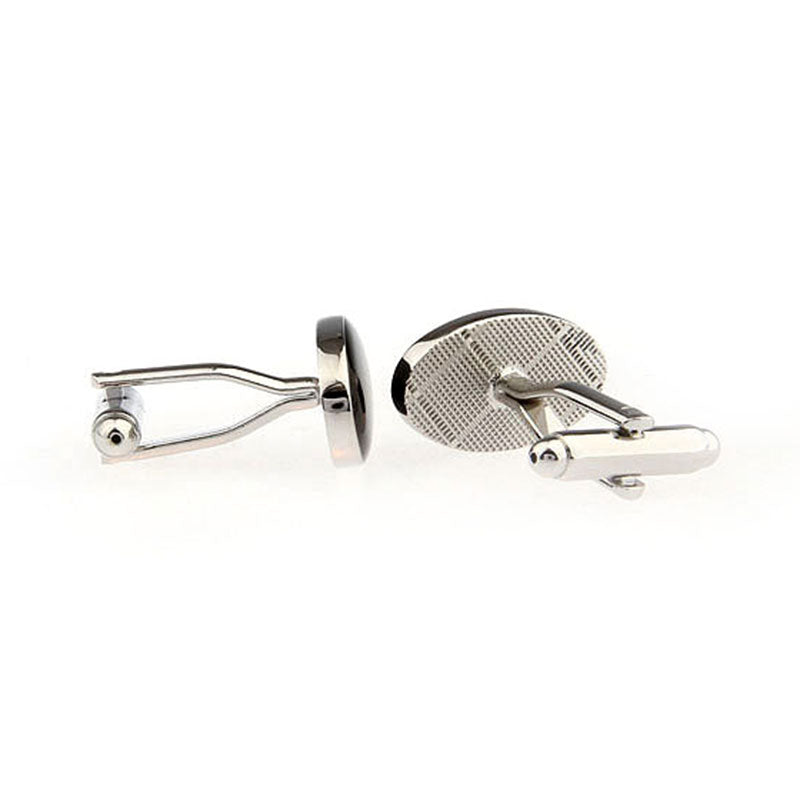 Enamel Dropping Glue Cufflinks