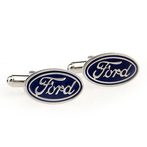 Car Logo Traffic Enamel Dropping Glue Cufflinks