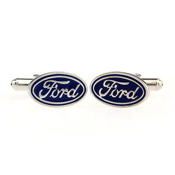 Car Logo Traffic Enamel Dropping Glue Cufflinks