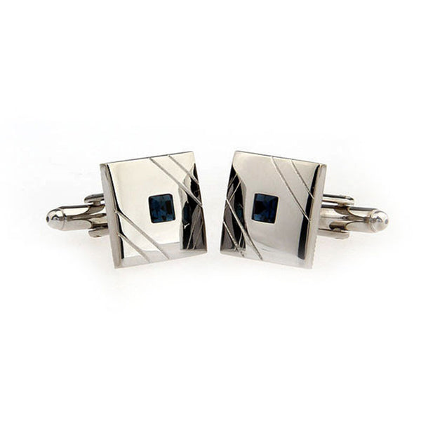Crystal Zircon Cufflinks
