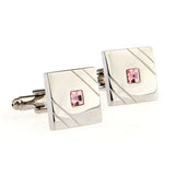 Crystal Zircon Cufflinks