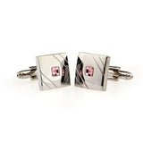 Crystal Zircon Cufflinks