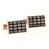 Crystal Zircon Cufflinks
