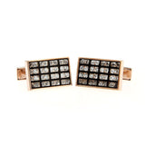 Crystal Zircon Cufflinks