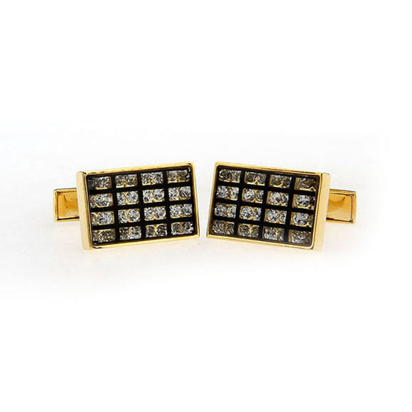 Crystal Zircon Cufflinks