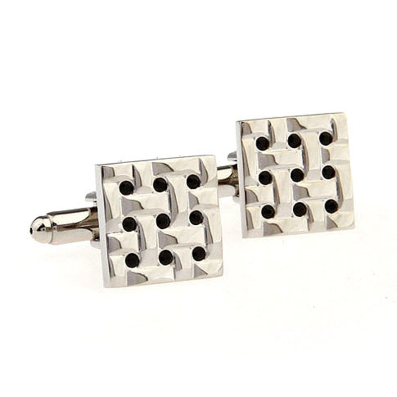 Crystal Zircon Cufflinks