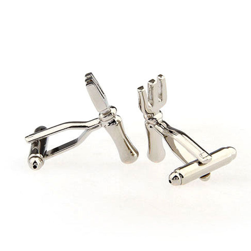 Military Tools Plain Colour Metal Cufflinks