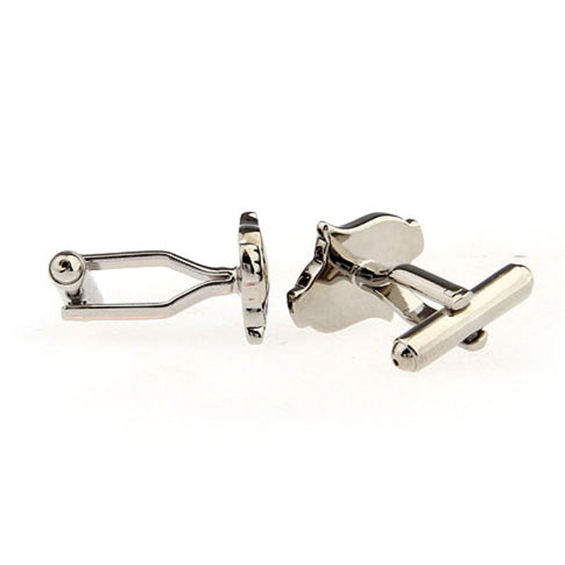 Zodiac Sign Constellation Grease Baking Paint Cufflinks