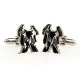 Zodiac Sign Constellation Grease Baking Paint Cufflinks