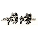 Zodiac Sign Constellation Grease Baking Paint Cufflinks