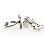 Zodiac Sign Constellation Grease Baking Paint Cufflinks