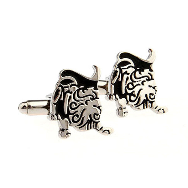 Zodiac Sign Constellation Grease Baking Paint Cufflinks