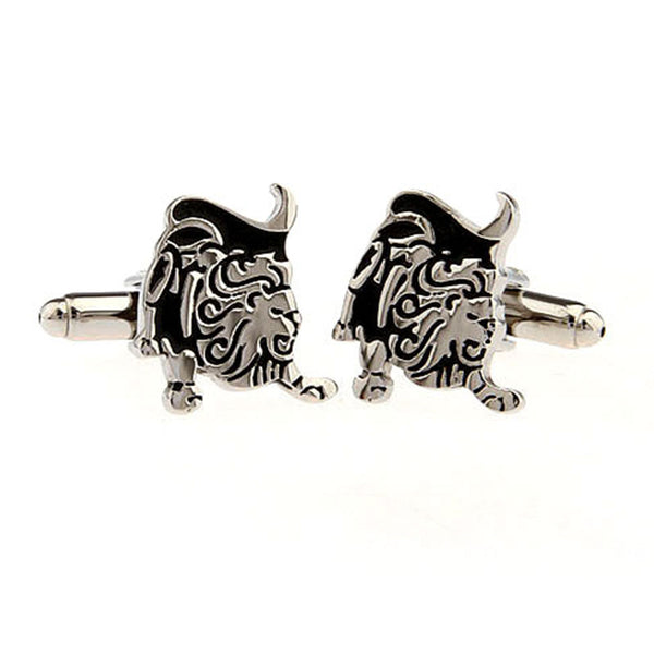 Zodiac Sign Constellation Grease Baking Paint Cufflinks
