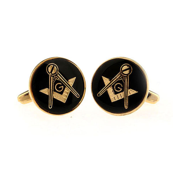 Car Logo Traffic Enamel Dropping Glue Cufflinks