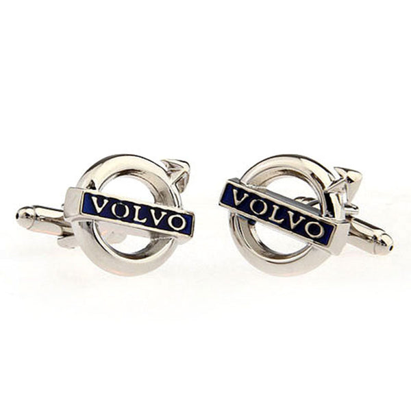Car Logo Traffic Enamel Dropping Glue Cufflinks