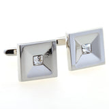 Crystal Zircon Cufflinks