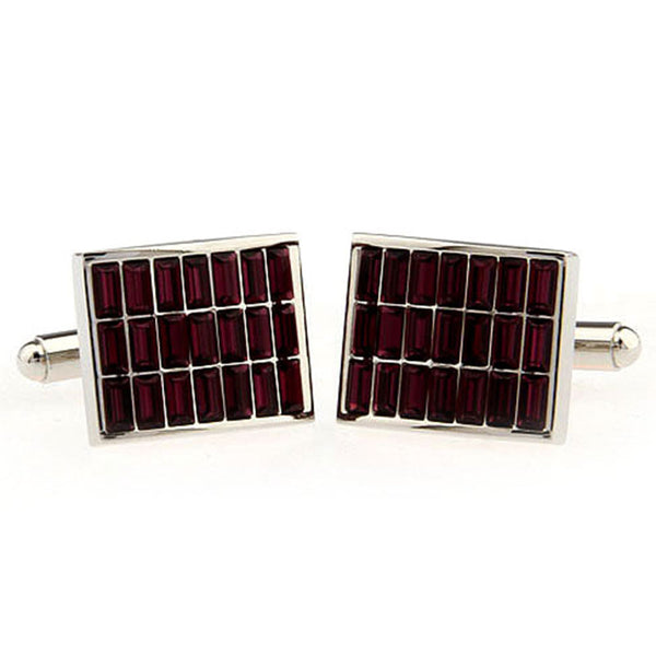 Crystal Zircon Cufflinks