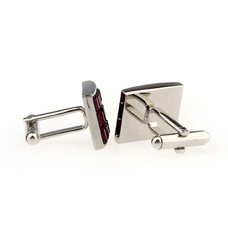 Crystal Zircon Cufflinks