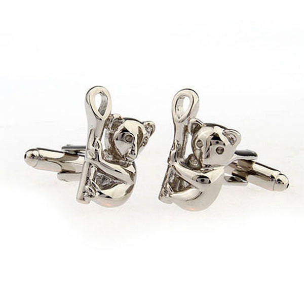 Animals Plants Plain Colour Metal Cufflinks