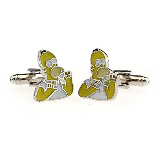 Animals Plants Enamel Dropping Glue Cufflinks