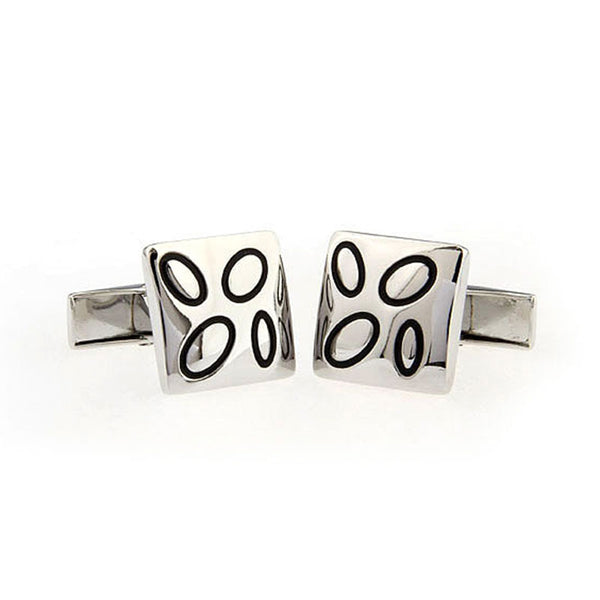 Enamel Dropping Glue Cufflinks