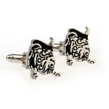 Zodiac Sign Constellation Grease Baking Paint Cufflinks