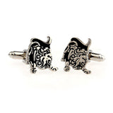 Zodiac Sign Constellation Grease Baking Paint Cufflinks