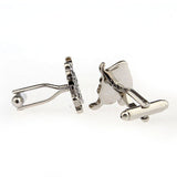 Zodiac Sign Constellation Grease Baking Paint Cufflinks