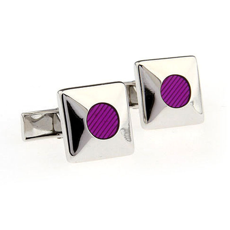 Enamel Dropping Glue Cufflinks