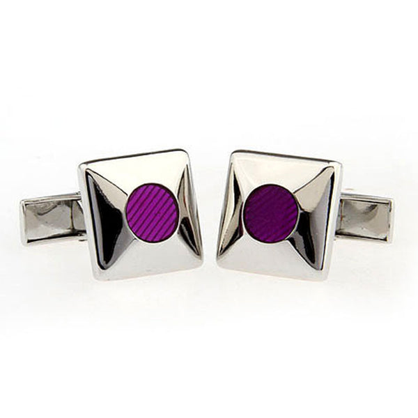 Enamel Dropping Glue Cufflinks