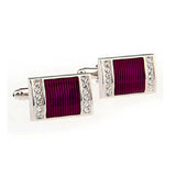 Crystal Zircon Cufflinks