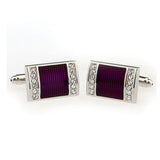 Crystal Zircon Cufflinks