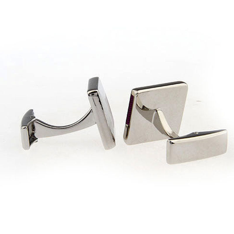Enamel Dropping Glue Cufflinks