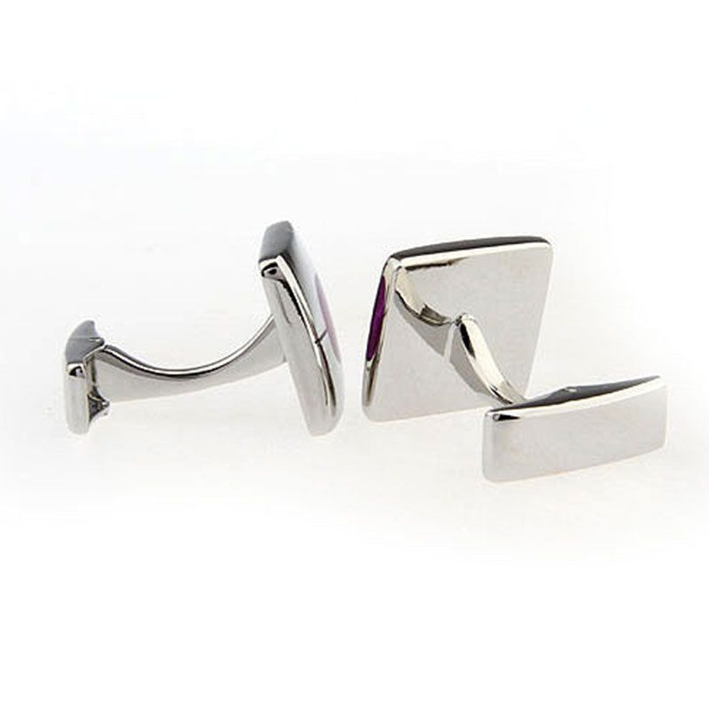 Enamel Dropping Glue Cufflinks